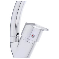 Смеситель для кухни СоюзКран поворотный излив 25 см, керамический картридж 40 мм, хром, цинк SK01-C125 566-306