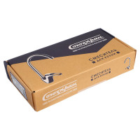 Смеситель для кухни СоюзКран поворотный излив 25 см, керамический картридж 40 мм, хром, цинк SK01-C125 566-306