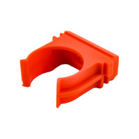 Крепеж-клипса ЭРА оранжевый, для трубы d-20 мм, 10 шт. Б0051807