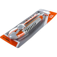 Нож NOVOCRAFT AКУЛА, резиновый корпус, 3 лезвия, 18 мм, блистер JSH024183