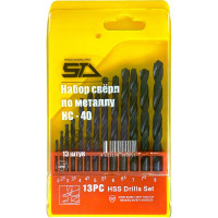 Набор сверл (13 шт; 2-8 мм; шаг 0.5 мм) STV НС-40 00-00009557