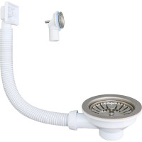 Сифон WIRQUIN NEO с нержавеющей чашкой, D 114 мм 30987091