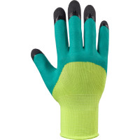 Нейлоновые перчатки Фабрика перчаток со вспененным латексным покрытием ПЕР-САЛАТ-ЧП-840