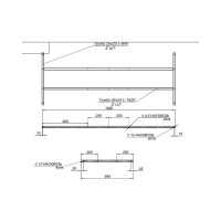 Разборный каркас для акриловой ванны Aquanet Extra 170 00203769