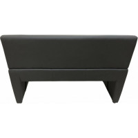 Диван Мягкий офис Ритм двухместный темно-серый РТ201СР2