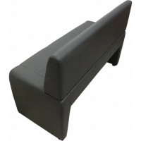 Диван Мягкий офис Ритм двухместный темно-серый РТ201СР2