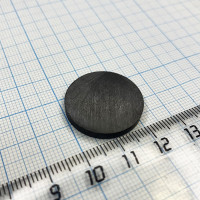 Магнит Проф-Магнит диск 25x3мм, 20шт. Ферритовый D25x3 Y35