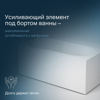 Акриловая ванна AM.PM X-Joy A0 150x70 см W88A-150-070W-A