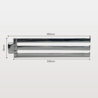 Полотенцедержатель Bath Plus OPUS тройной OP-97902A-3