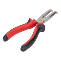 Плоскогубцы TLX 200 мм комбин. с декор. ручками удл. отогнут. губки JS21004-8 66370