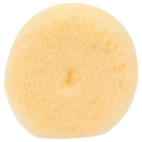 Диск полировальный из натуральной овчины (80/90 мм; Velcro; жёлтый) RUPES 9.BW100М