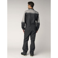 Костюм с брюками Факел Вектрон-1 (ткань смесовая, 240) т.серый/св.серый/черный 44-46; 170-176 87473974.001