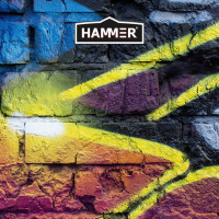 Универсальная аэрозольная эмаль Hammer RAL 2004 оранжевый, глянцевый, 0.27 кг, 0.52 л ЭК000139905