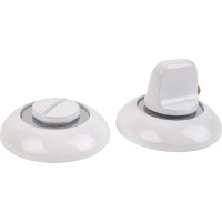 Завертка к ручкам Ренц (супер белый, хром блестящий) INBK 08 SW/CP