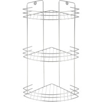 Угловая полка Рыжий кот трехъярусная Vento 19*19*41 см хром 310847