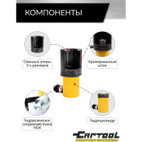 Гидравлический съемник шаровых соединений для грузовиков и спецтехники Car-Tool CT-A3039
