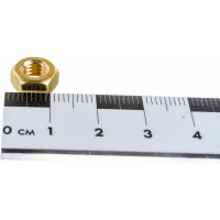 Шестигранная гайка DINFIX DIN 934, латунь, М6, 10 шт. 00-00001724