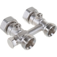 Узел нижней подводки, прямой 3/4 с байпасом TE-SA 145B-055