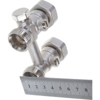 Узел нижней подводки, прямой 3/4 с байпасом TE-SA 145B-055