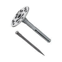 Дюбель для теплоизоляции с пласт. гвоздём Tech-Krep 10х100 100 шт коробка 138605