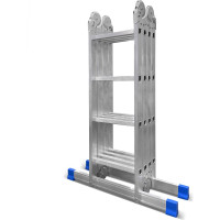 Алюминиевая лестница-трансформер LadderBel 4 секции по 4 ступени LT444PROF