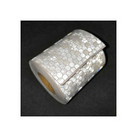 Светоотражающая самоклеящаяся лента TORSO белая, 5 см х 3 м 4330993