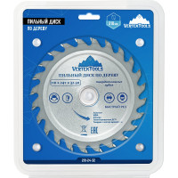 Диск пильный по дереву (210х32-30 мм; 24 зуба) Vertextools 210-24-32