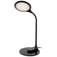 Настольный светодиодный светильник ЭРА NLED-498-10W-BK с основанием, черный Б0052775