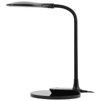 Настольный светодиодный светильник ЭРА NLED-498-10W-BK с основанием, черный Б0052775