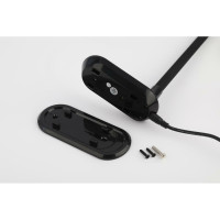 Настольный светодиодный светильник ЭРА NLED-498-10W-BK с основанием, черный Б0052775