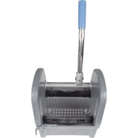 Одноведерная металлическая тележка NV с отжимом, 23 л, с корзинкой под химию NV-11123