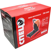 Монтажная пила Спец ПМ-2000 2000Вт, диск 355-325, 4мм, стальная станина 3448 СПЕЦ-3448