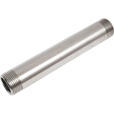 Латунный резьбовой удлинитель DOUBLE-LIN никелированный с наружной резьбой 3/4" - 150мм LL6150(3/4"-150)