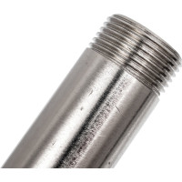 Латунный резьбовой удлинитель DOUBLE-LIN никелированный с наружной резьбой 3/4" - 150мм LL6150(3/4"-150)