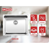 Мойка Ukinox Лофт LOB450.400 -GT10P