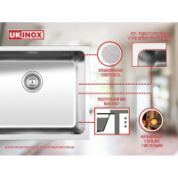 Мойка Ukinox Лофт LOB450.400 -GT10P