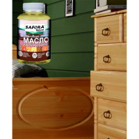 Масло для дерева SAFORA тонирующее, с воском, бесцветное МД150/7