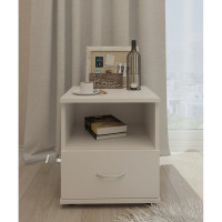 Прикроватная тумба ФЕЛИКС 40x38.6x44.5 белый ПК-МКП-ТМК40Х39Я1-В1-76