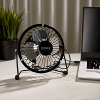 Настольный вентилятор DOMIE DX-4 питание USB, черный 60-0225