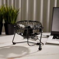 Настольный вентилятор DOMIE DX-4 питание USB, черный 60-0225