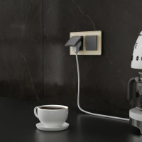 Рамка на 2 поста WERKEL W0021141/ Favorit (молочный, стекло) a058814