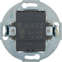 2-рычажковый выключатель LK Studio схема 5, 16 A, 250 B, белый, LK Vintage 882304-1