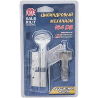 Цилиндровый механизм с вертушкой KALE KILIT 164 DBM-E/70 (30+10+30) мм, никель, 5 кл. 26561