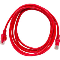 Патч-корд ExeGate UTP-RJ45-RJ45-5e-2M-RD, UTP, cat.5e, 2м, красный 258676