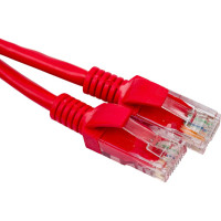 Патч-корд ExeGate UTP-RJ45-RJ45-5e-2M-RD, UTP, cat.5e, 2м, красный 258676