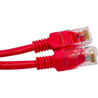Патч-корд ExeGate UTP-RJ45-RJ45-5e-2M-RD, UTP, cat.5e, 2м, красный 258676