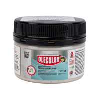 Акриловая эмаль OLECOLOR перламутровая, универсальная, серебро, 0.1 кг 4300006800