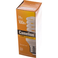 Лампа энергосберегающая 20Вт Camelion LH20-FS-T2-M/827/E27 10598