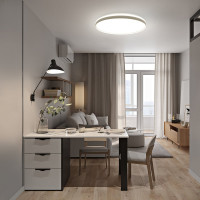 Светодиодный управляемый светильник FERON AL6230 Simple matte тарелка 80W 3000К-6500K белый 48072