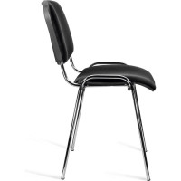 Стул Staff Iso Lite хром, ткань черная (С-11) CF-008 532565